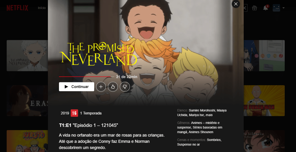 The Promised Neverland na Netflix