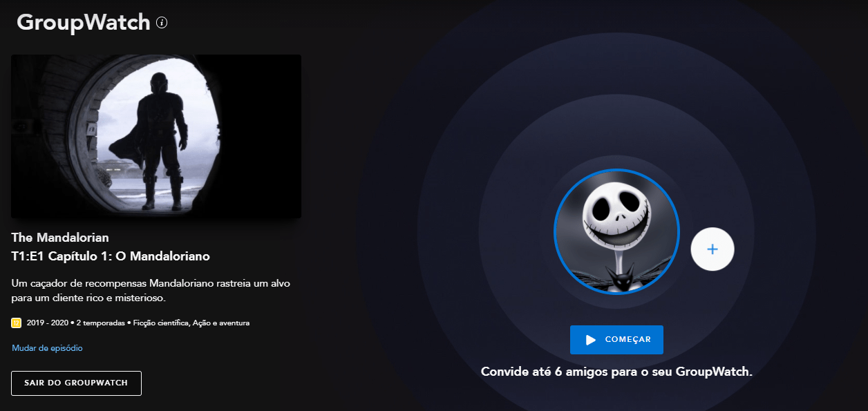 GroupWatch do Disney Plus