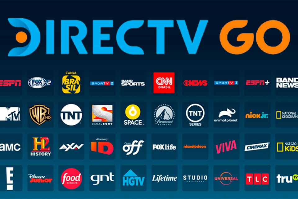 Directv Go canais disponíveis