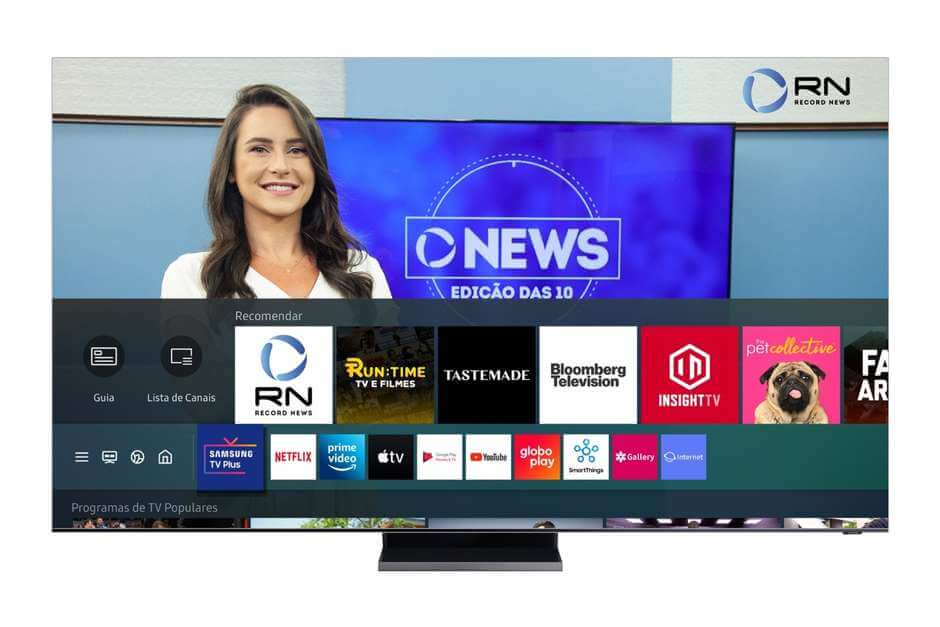 Samsung TV Plus e Pluto TV ganham novos canais gratuitos
