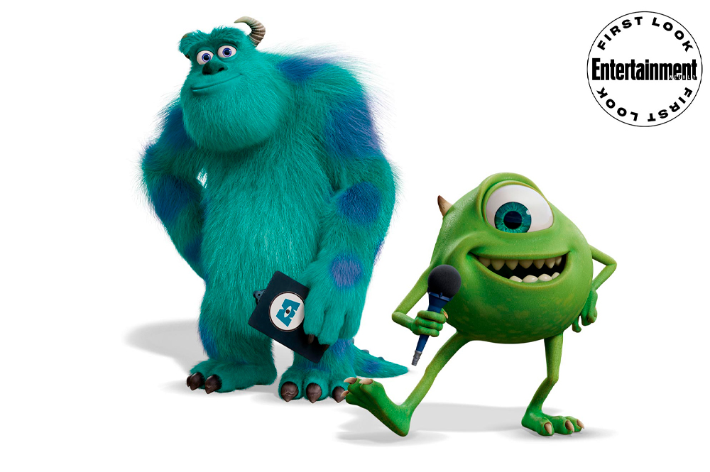 Mike e Sully em Monstros ao Trabalho