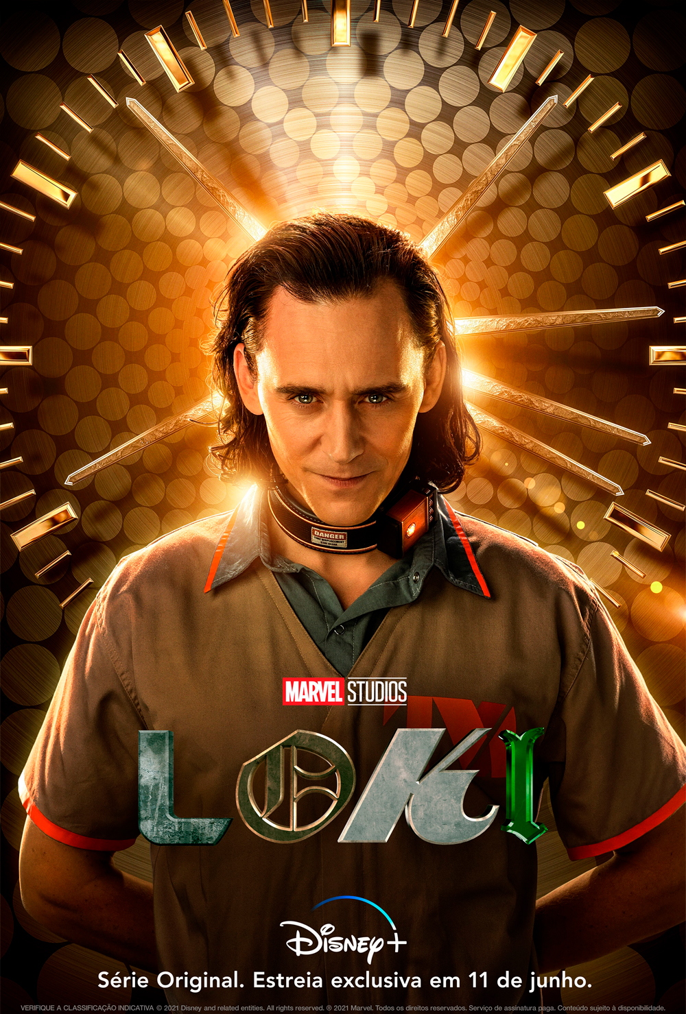 Loki, o deus da trapaça, está preso em primeiro poster oficial