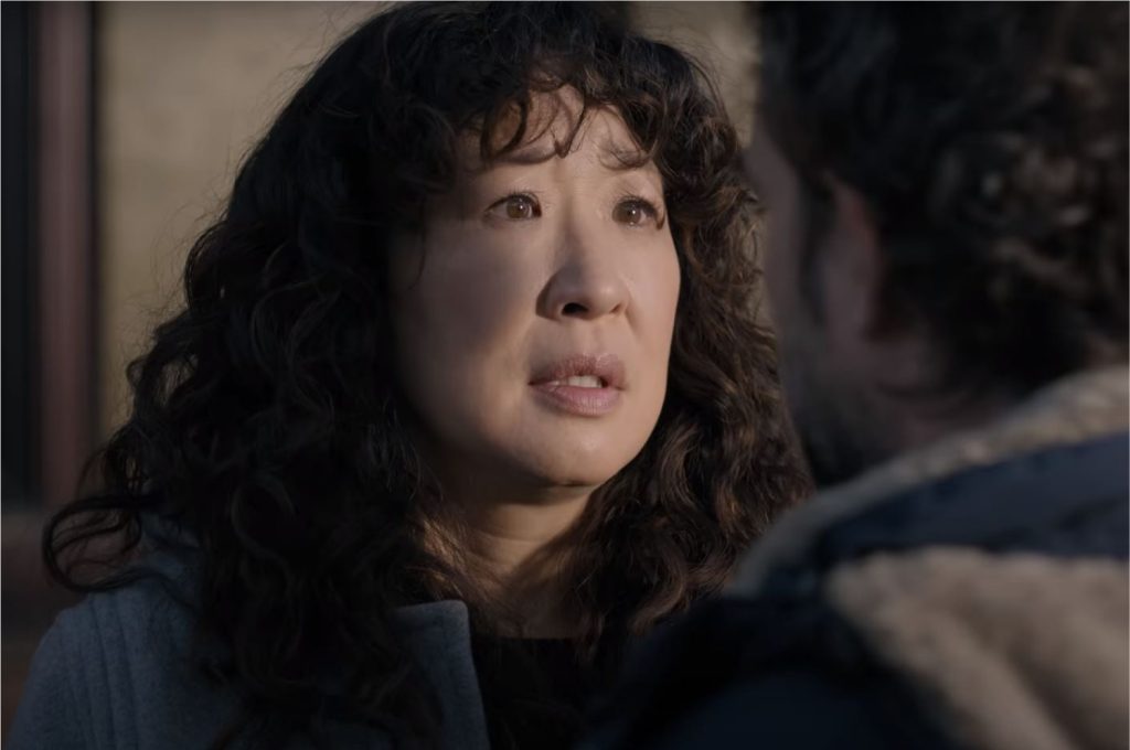 Sandra Oh como a Dra. Ji-Yoon Kim em The Chair (Imagem: Divulgação/Netflix)