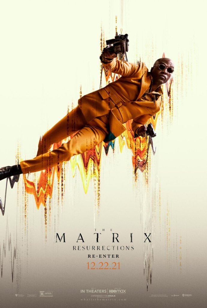 O ator Yahya Abdul-Mateen II como Morpheus em novo pôster de The Matrix Resurrections (Imagem: Divulgação/Warner Bros.)