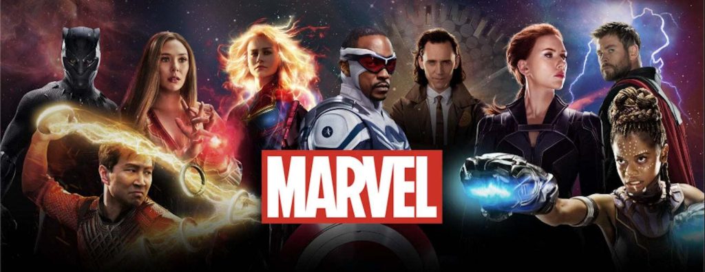 Novo banner do Disney+ representando a Fase 4 do MCU (Imagem: Reprodução/Marvel Studios | Disney+)