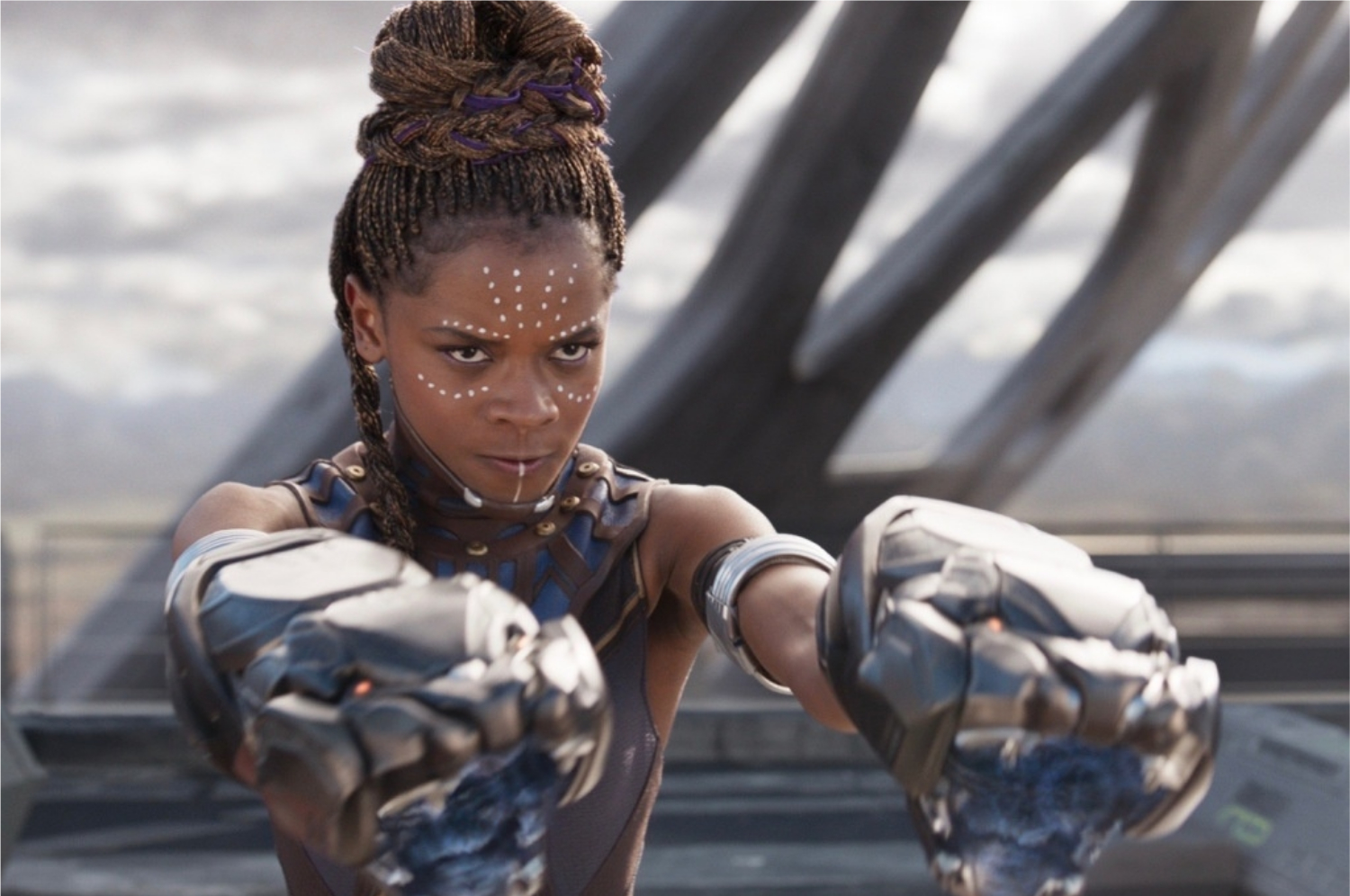 A atriz Letitia Wright como Shuri, irmã de T'Challa (Imagem: Reprodução/Marvel Studios)