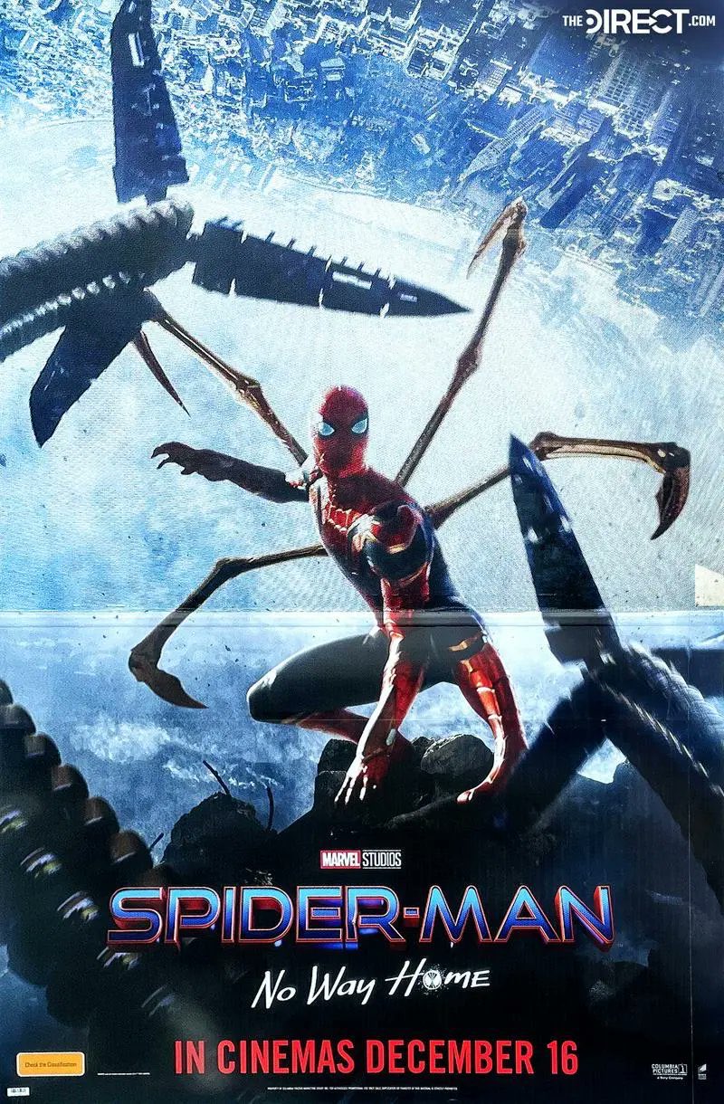 Pôster oficial de "Homem-Aranha: Sem Volta Para Casa" (Imagem: Reprodução/The Direct).