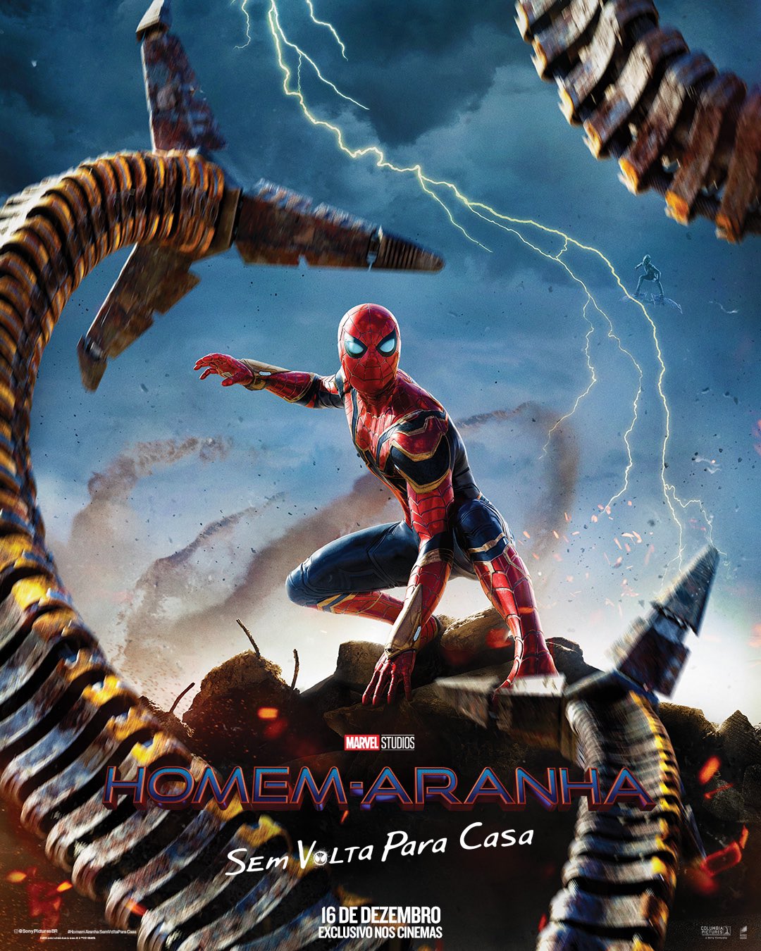 Primeiro pôster oficial de "Homem-Aranha: Sem Volta Para Casa" (Imagem: Divulgação/Sony Pictures).