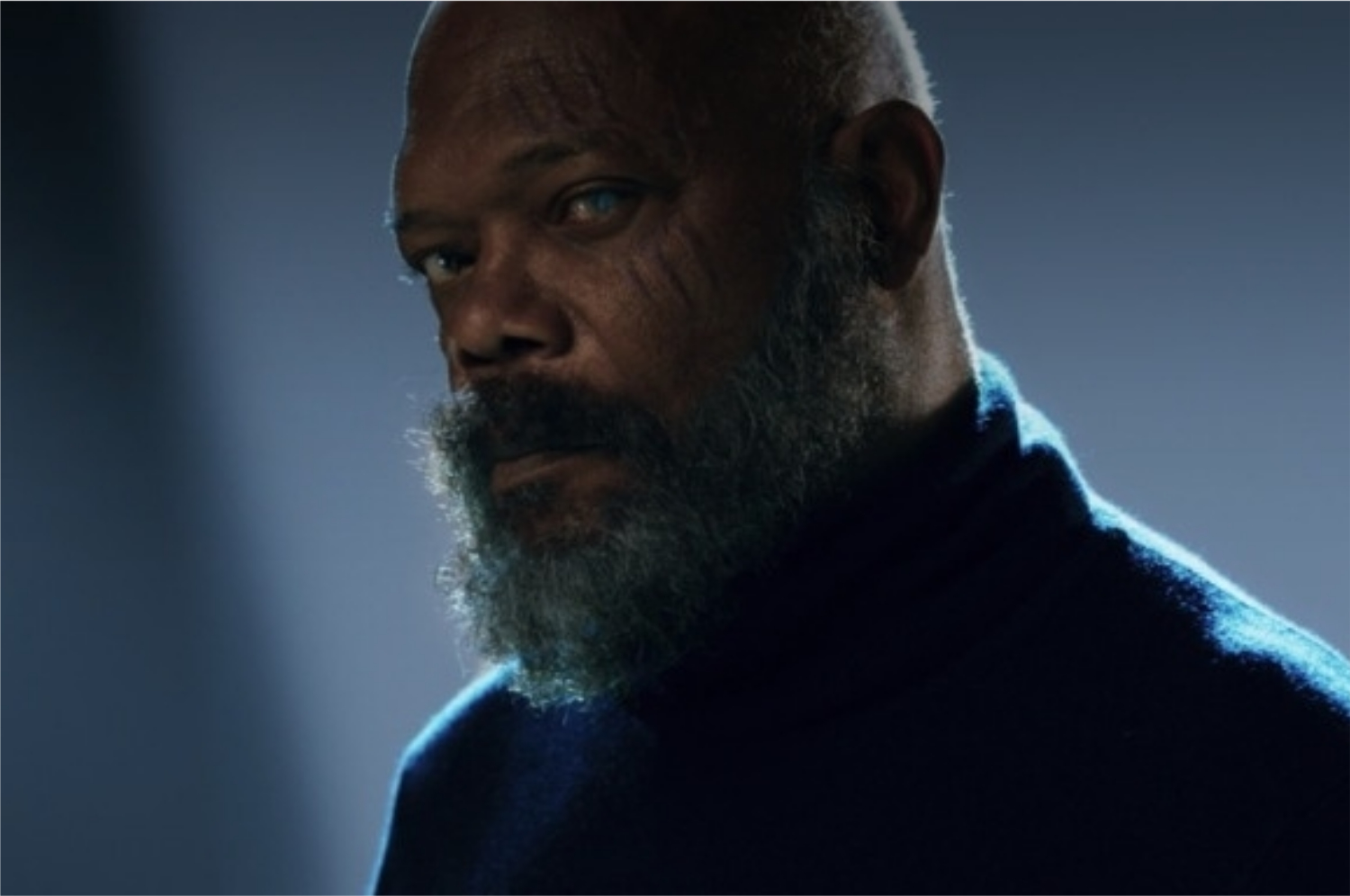 Invasão Secreta | Nick Fury aparece sem tapa-olho em imagens oficiais da série (Imagem: Reprodução/Marvel Studios | Disney+)