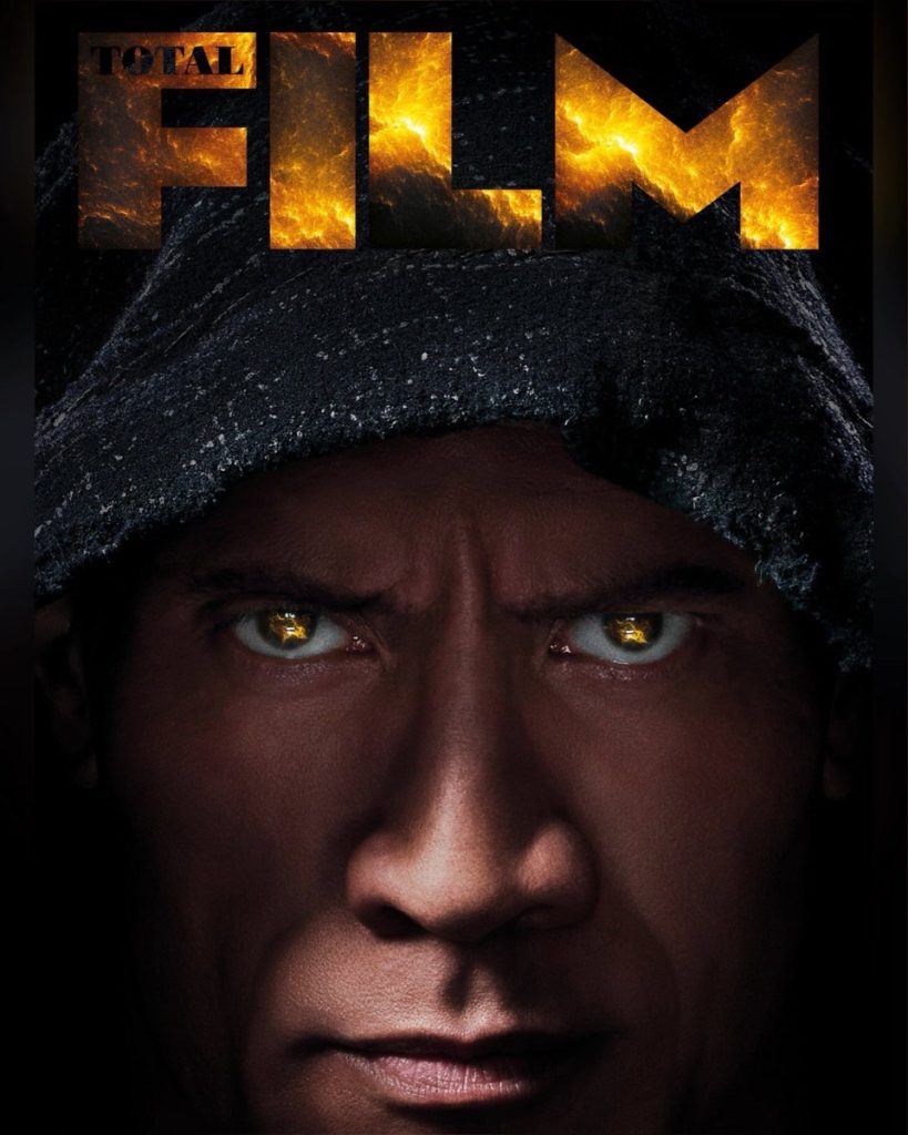 Dwayne Johnson como Adão Negro na capa da revista Total Film (Imagem: Reprodução/Total Film via Dwayne Johnson)