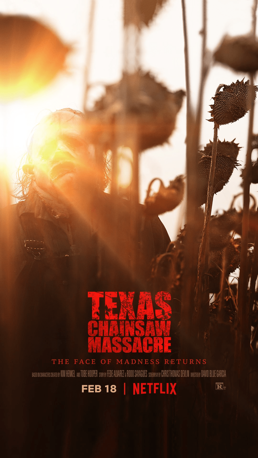 Novo pôster oficial de "O Massacre da Serra Elétrica", filme original da Netflix (Imagem: Divulgação/Netflix).