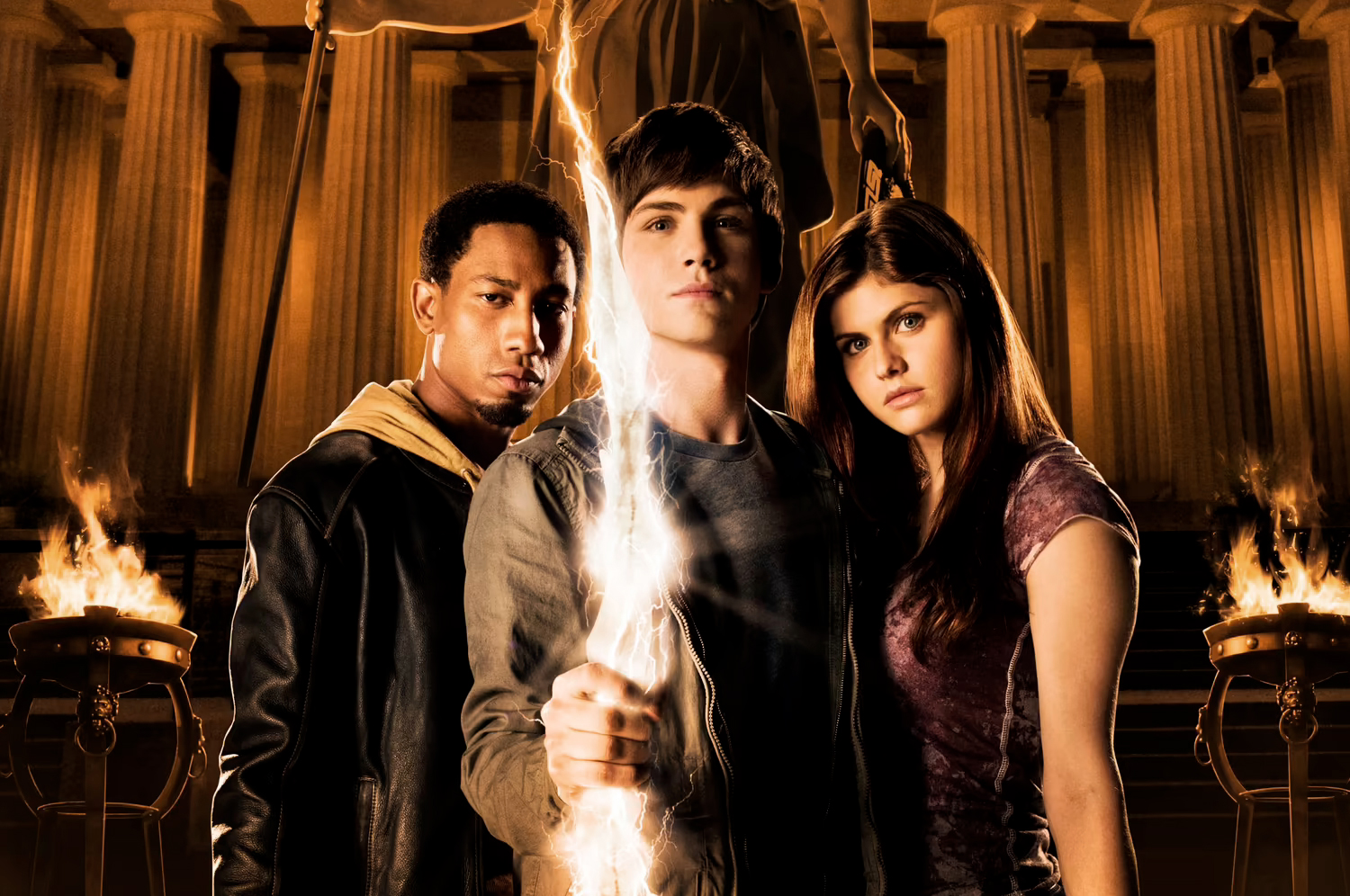 Percy Jackson: elenco do filme foi divulgado cerca de 2 meses antes das filmagens (Imagem: Divulgação/Fox).