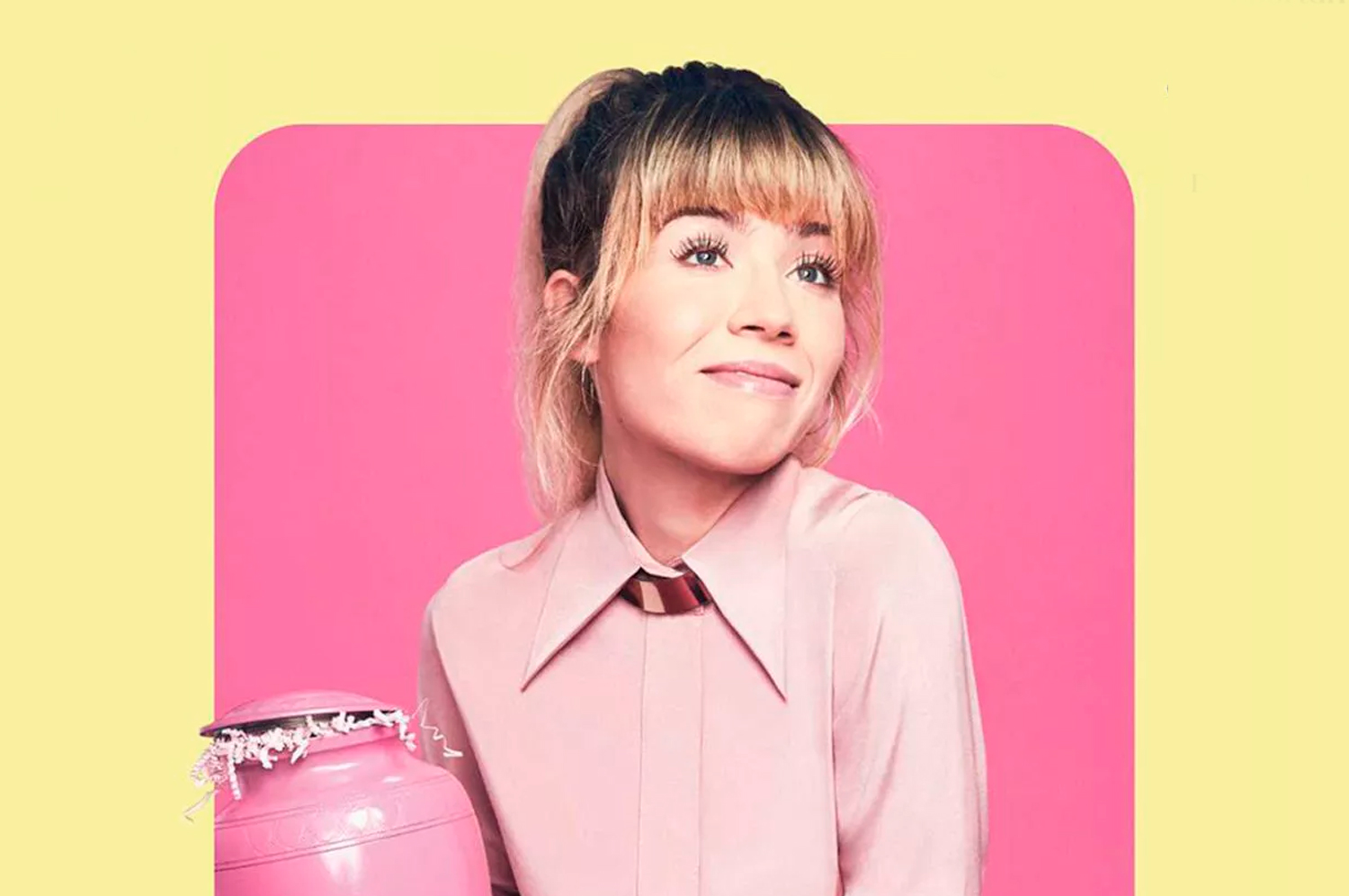 Jennette McCurdy na capa do seu mais novo livro (Imagem: Reprodução/E!).