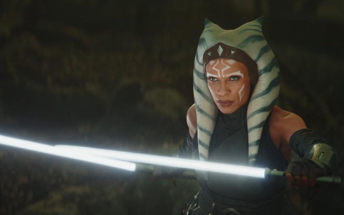 Rosario Dawson como Ahsoka (Reprodução / Lucasfilm)