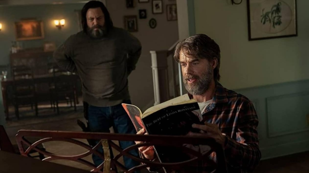 Bill (Nick Offerman) e Frank (Murray Bartlett) se conhecem em The Last of Us (Reprodução / HBO)