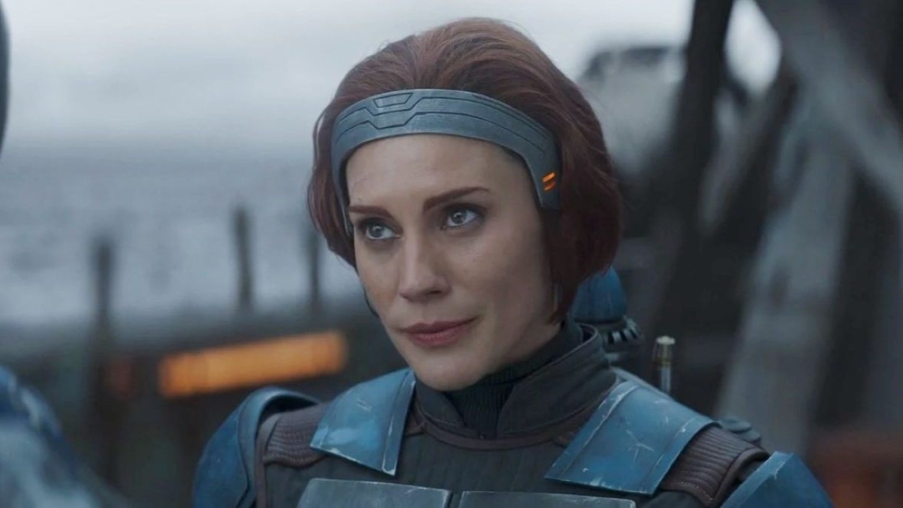 Katee Sackhoff como Bo-Katan em The Mandalorian (Reprodução / Disney+)