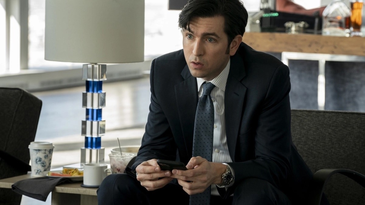 Nicholas Braun como Greg Hirsch em Succession (Reprodução / HBO)