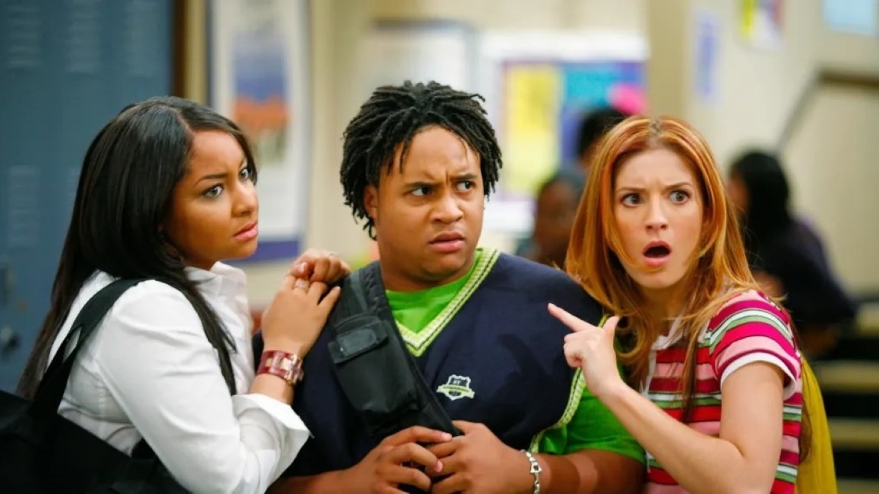 Raven (Raven-Symoné), Eddie (Orlando Brown) e Chelsie (Anneliese van der Pol) em As Visões de Raven (Reprodução)