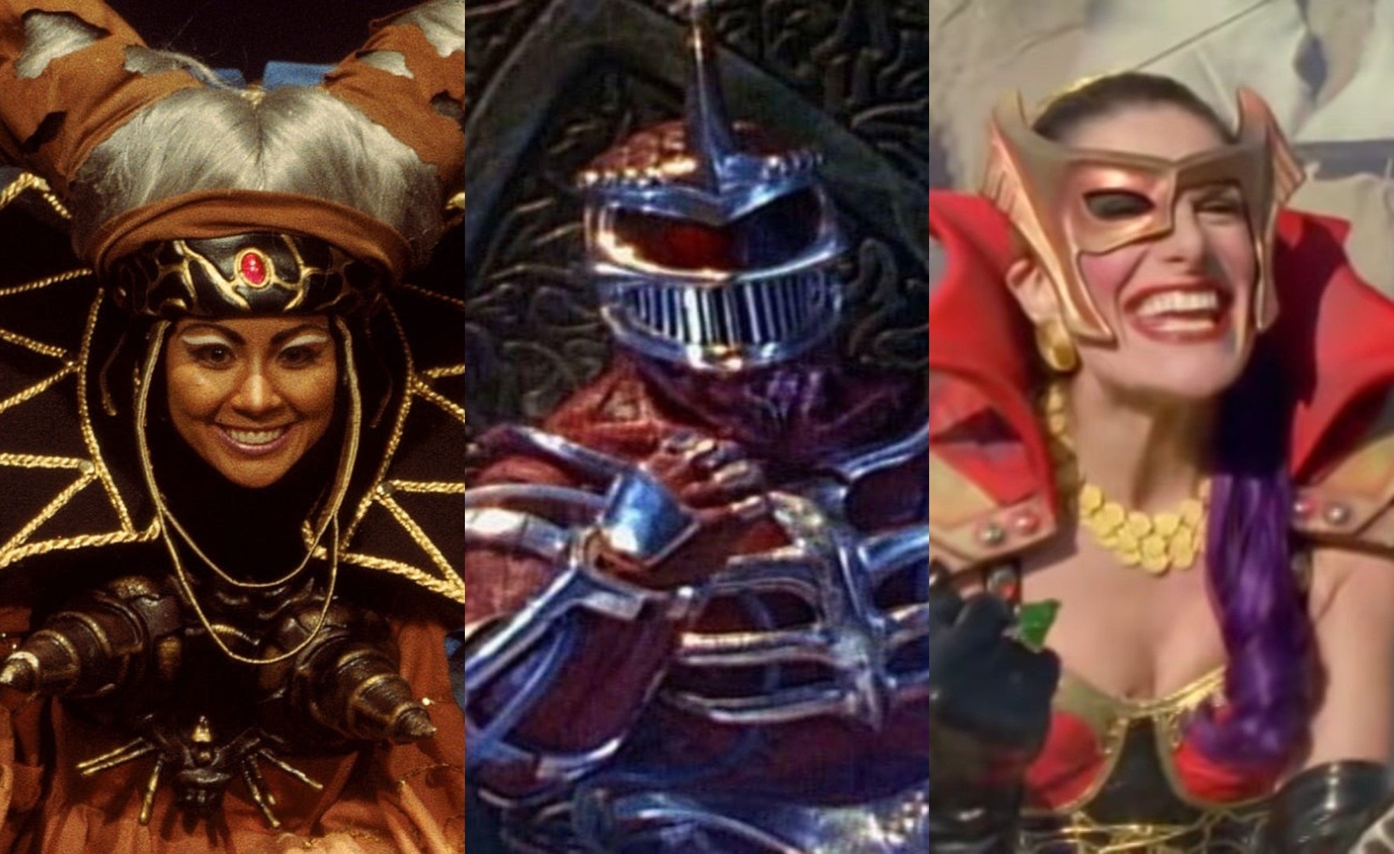 Rita Repulsa, Lord Zedd e Divatox em Power Rangers (Reprodução)