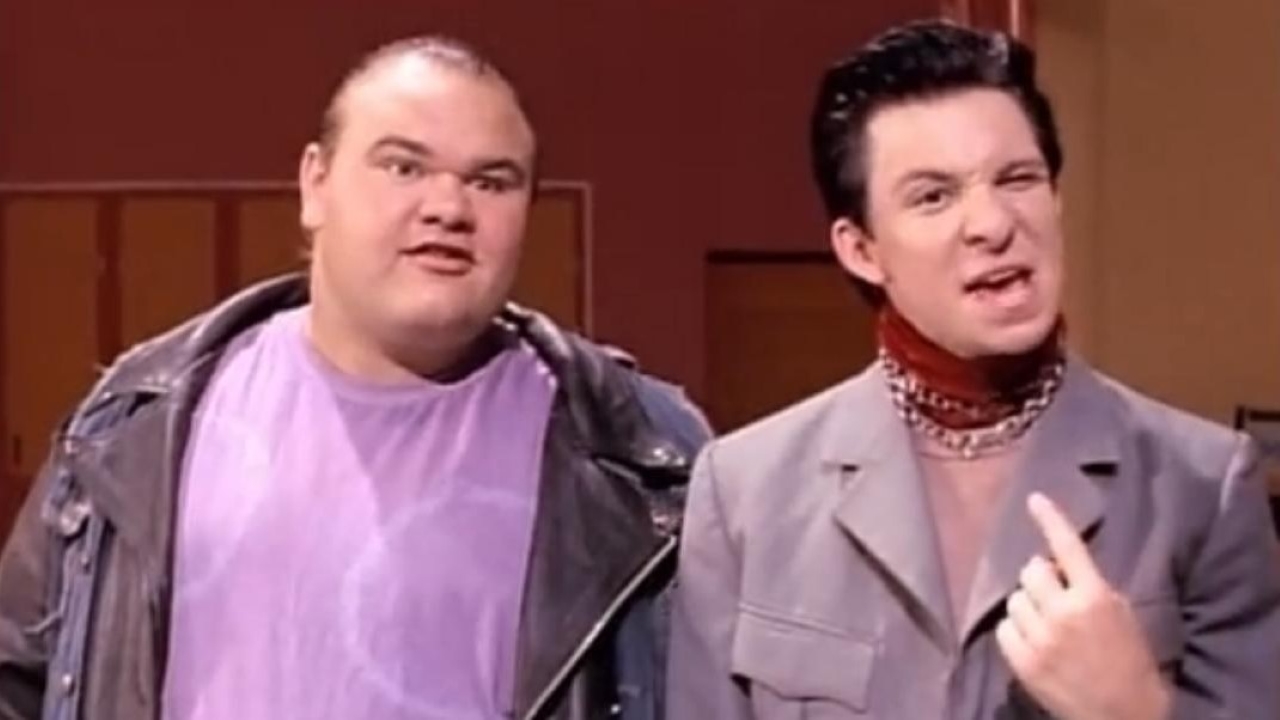 Bulk (Paul Schrier) e Skull (Jason Narvy) em Power Rangers (Reprodução)