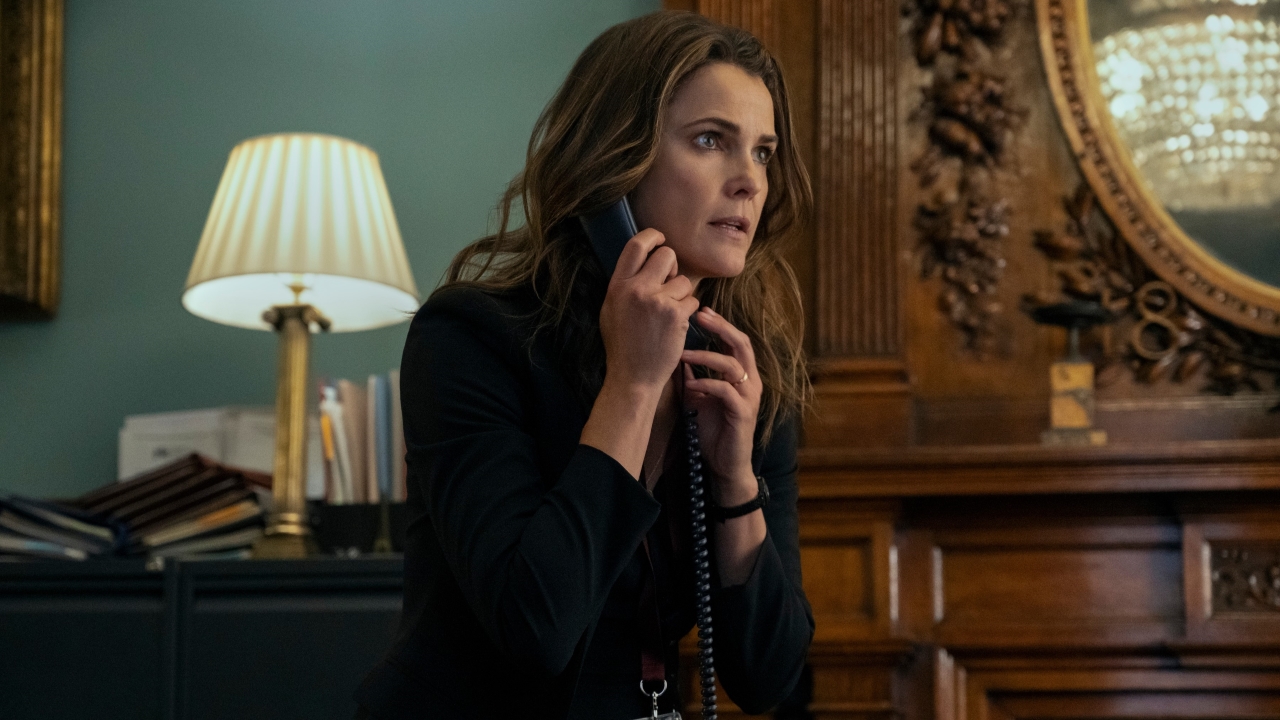 Keri Russell como Kate Wyler em A Diplomata (Reprodução)