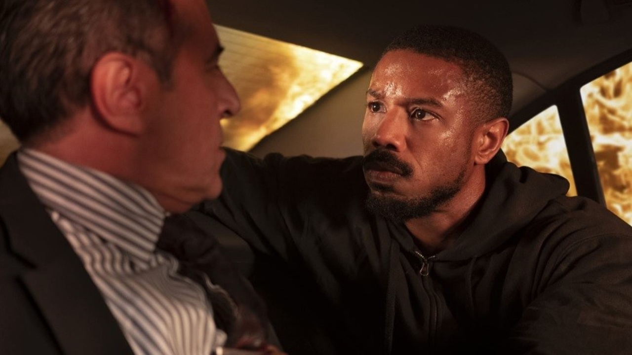 Michael B. Jordan e Merab Ninidze em Sem Remorso (Reprodução / Prime Video)