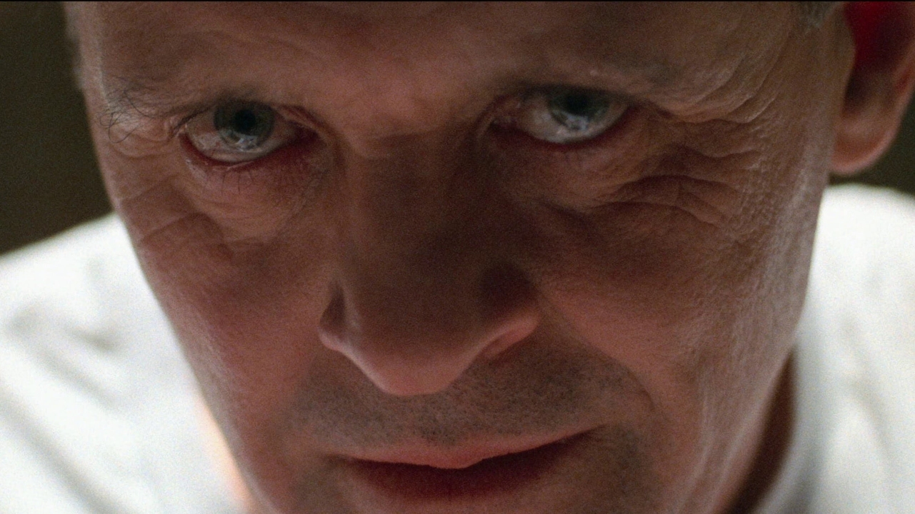 Anthony Hopkins em O Silêncio dos Inocentes (Reprodução)