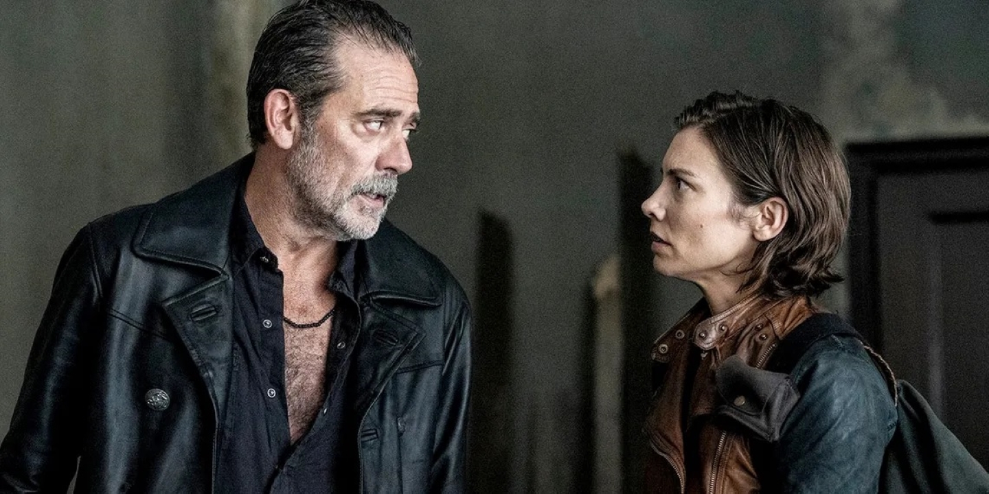Maggie (Lauren Cohan) e Negan (Jeffrey Dean Morgan) em The Walking Dead (Reprodução)