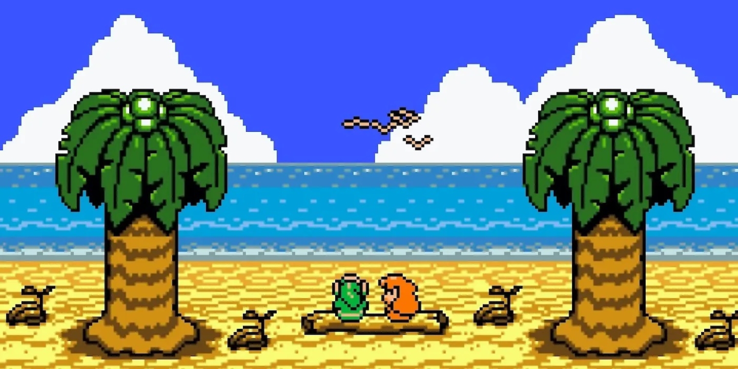 Link e Marin em The Legend of Zelda: Link's Awakening? (Reprodução / Nintendo)