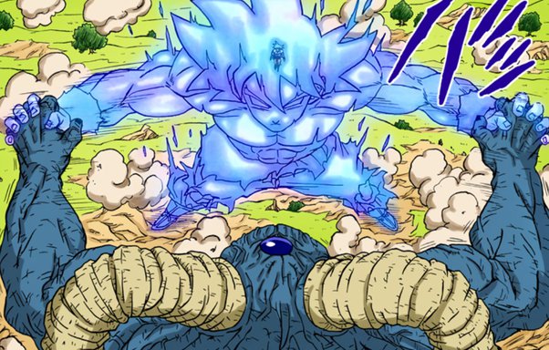 transformação goku forma gigante