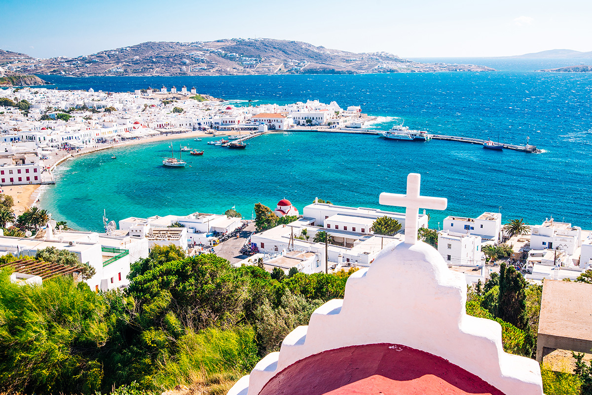 Mykonos - ilha grega usada nas gravacoes