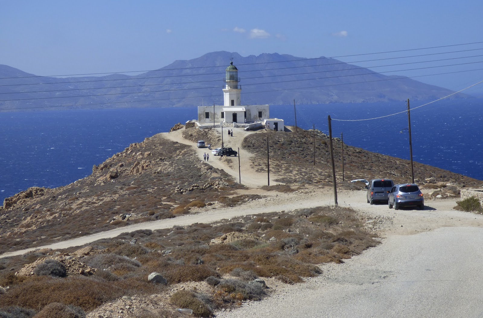 farol de Armenistis - local de gravacoes