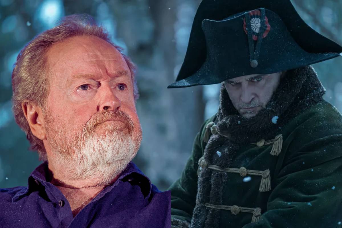 Ridley Scott solta o verbo e rebate críticas a Napoleão