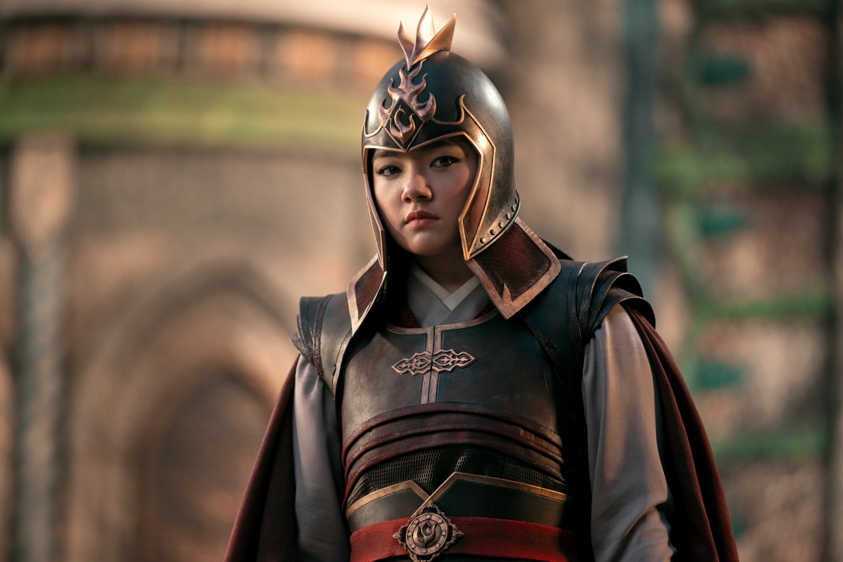 Elizabeth Yu como Azula em Avatar: O Último Mestre do Ar (Divulgação / Netflix)