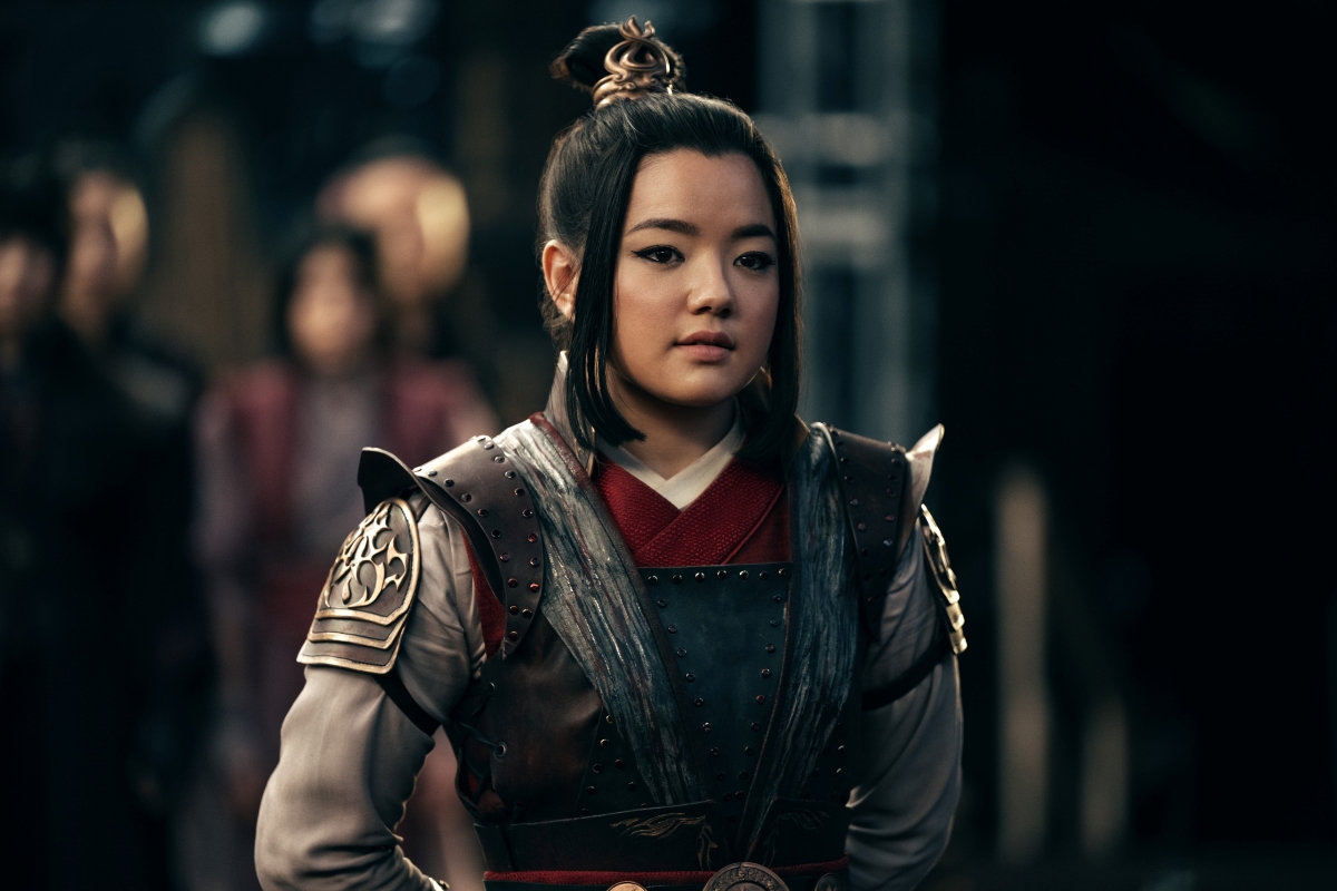 Elizabeth Yu como Azula em Avatar: O Último Mestre do Ar (Divulgação / Netflix)