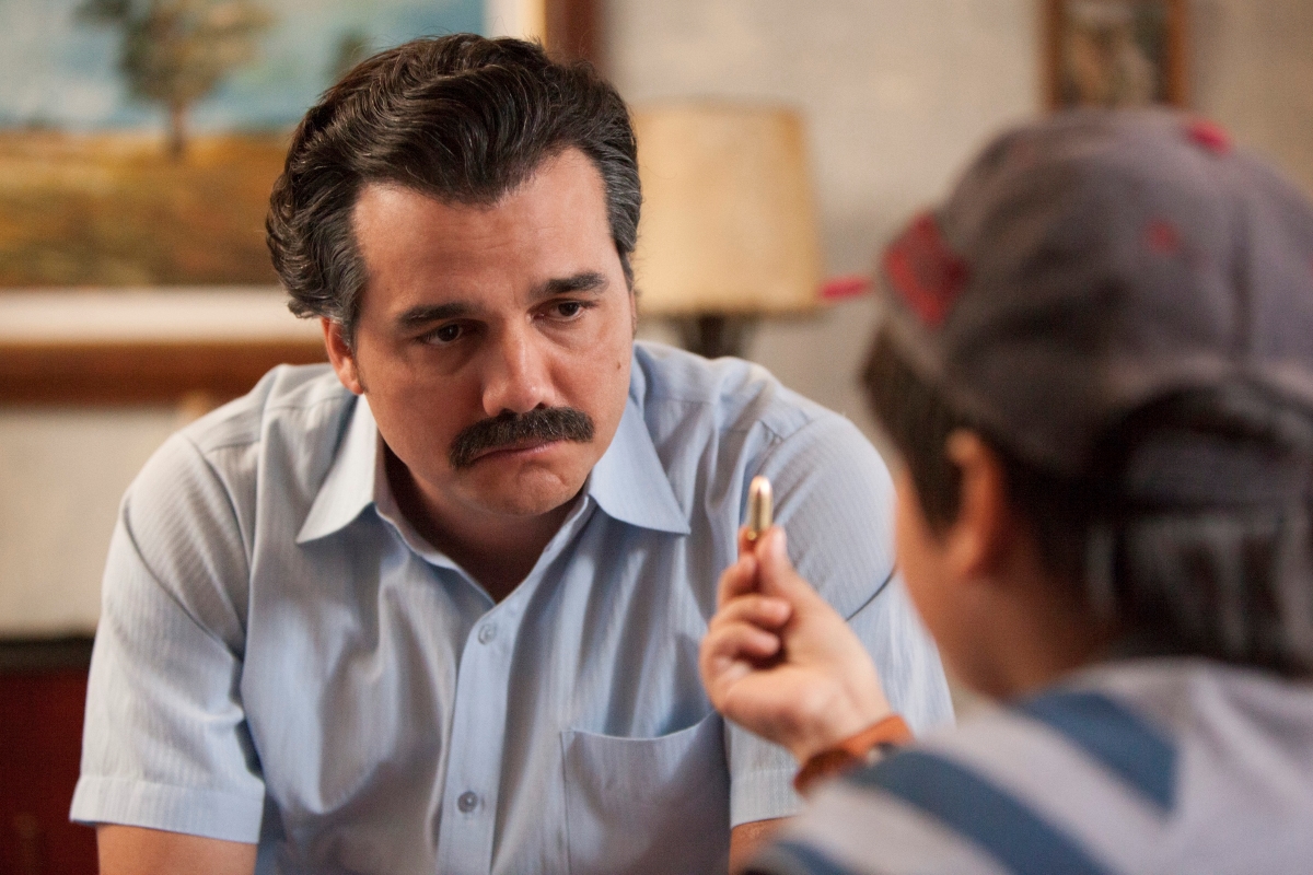 Wagner Moura como Pablo Escobar em cena de Narcos (Divulgação / Netflix)