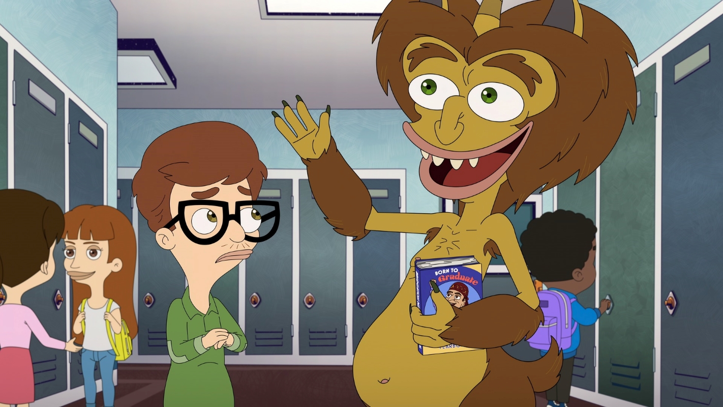 Andrew e Maurice em cena de Big Mouth (Divulgação / Netflix)