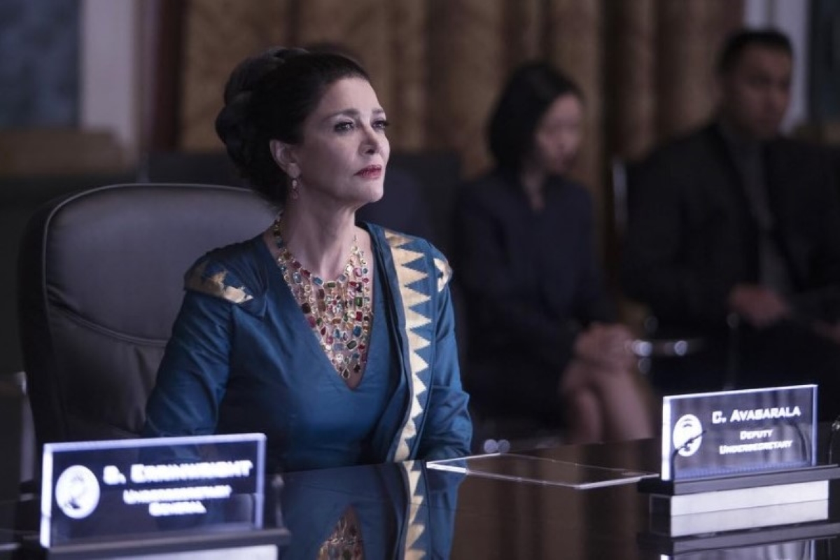 Shohreh Aghdashloo em The Expanse (Reprodução)