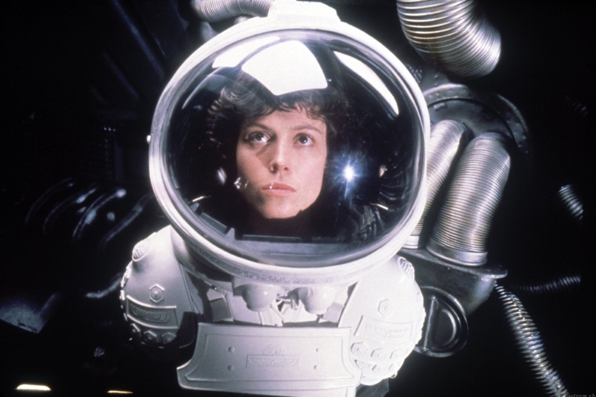 Ellen Ripley (Sigourney Weaver) em Alien, o 8º Passageiro (Reprodução)