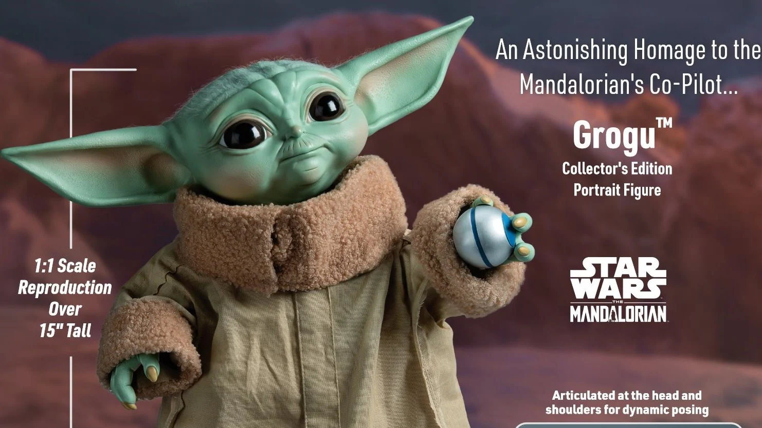 baby yoda action figure