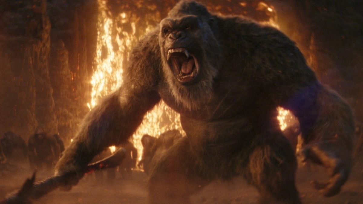 Kong em Godzilla e Kong: O Novo Império (Reprodução / Warner Bros.)