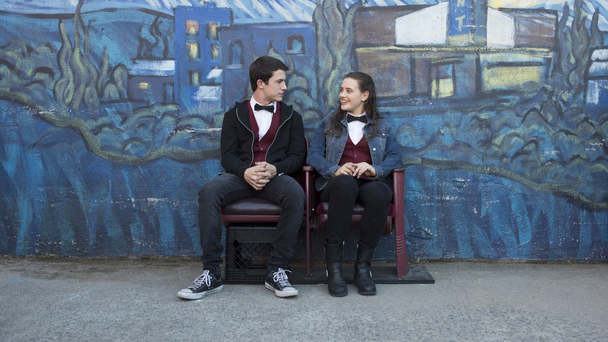 Dylan Minnette e Katherine Langford em 13 Reasons Why (Divulgação / Netflix)