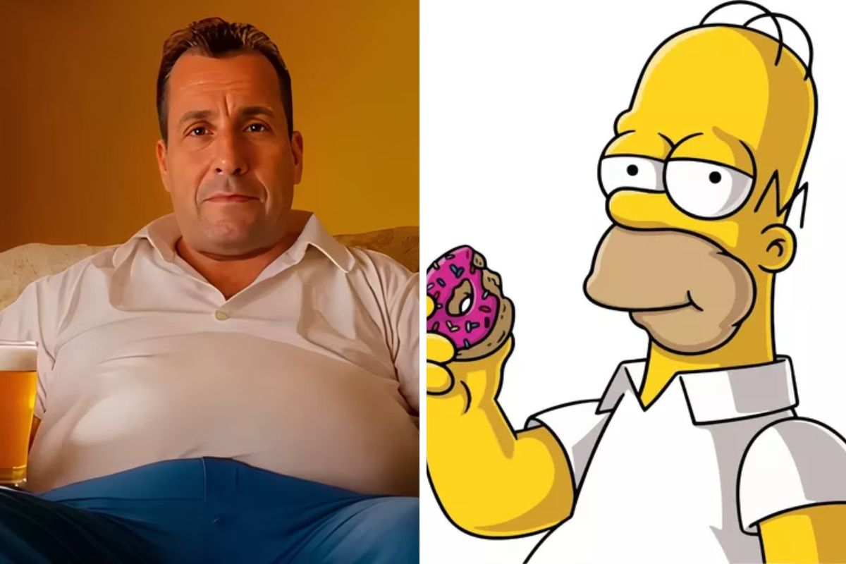 Adam Sandler e Homer Simpson