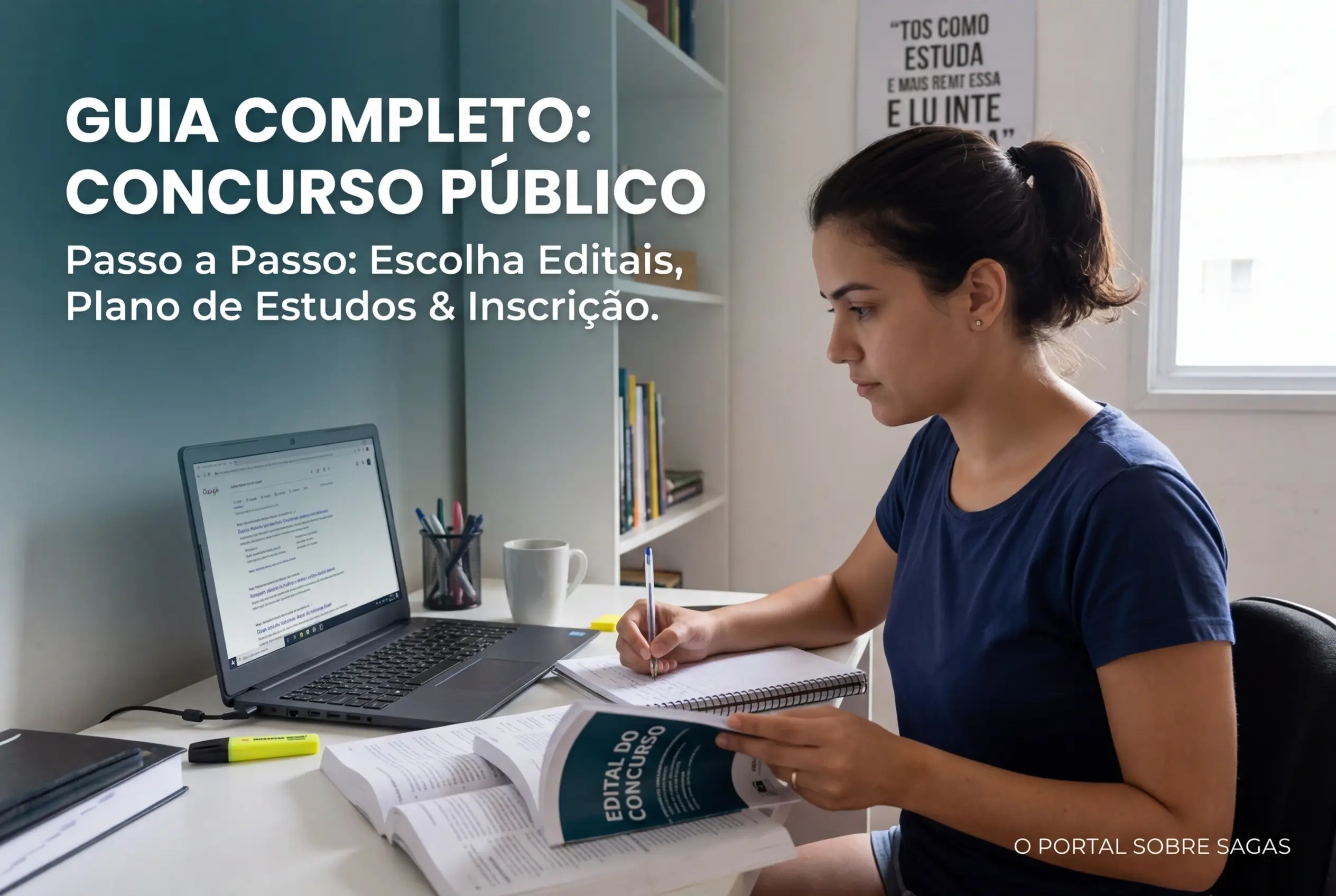 Concurso público: passo a passo para escolher editais, montar um plano de estudos e fazer inscrição