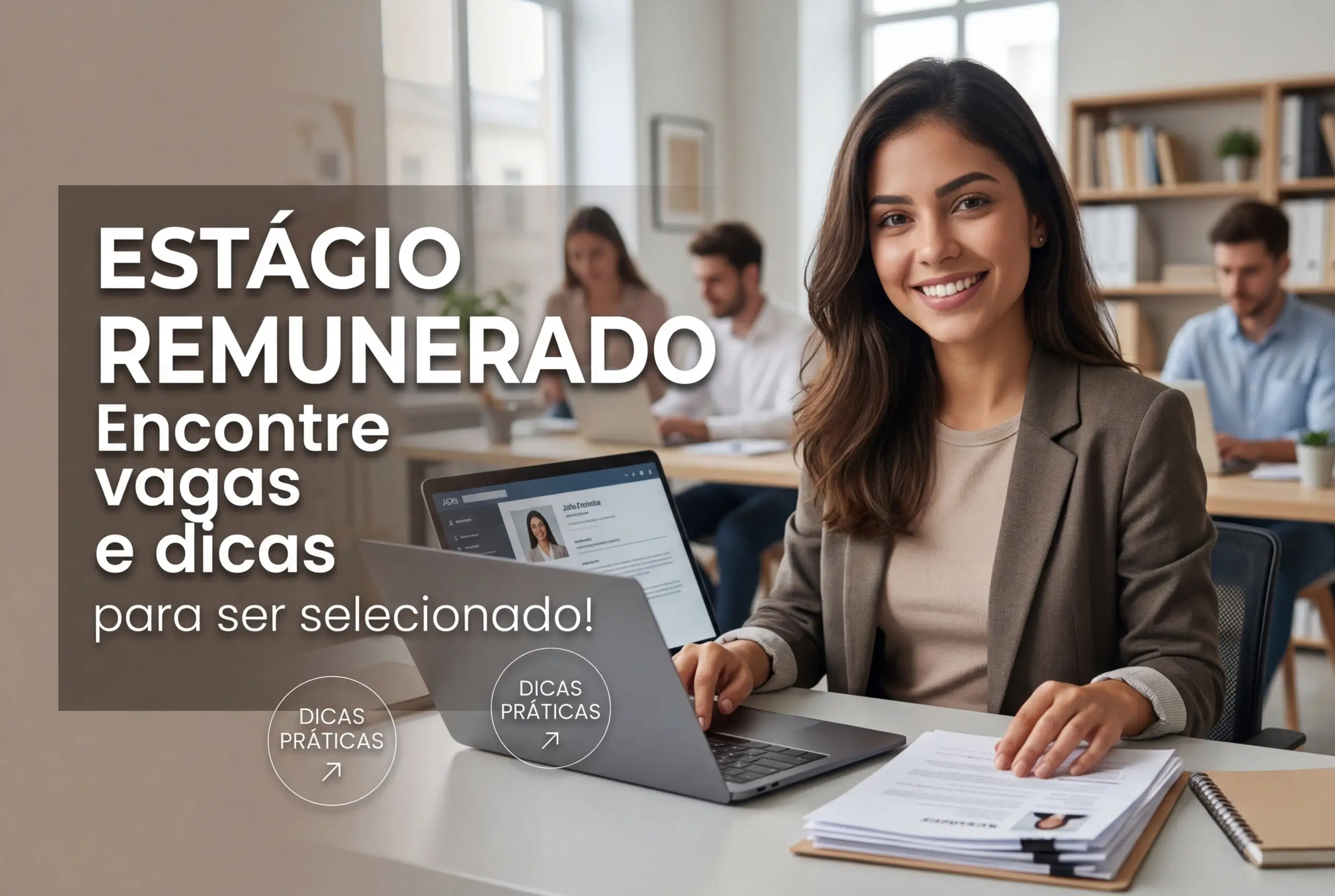 Estágio remunerado: onde encontrar oportunidades e como aumentar suas chances de ser selecionado